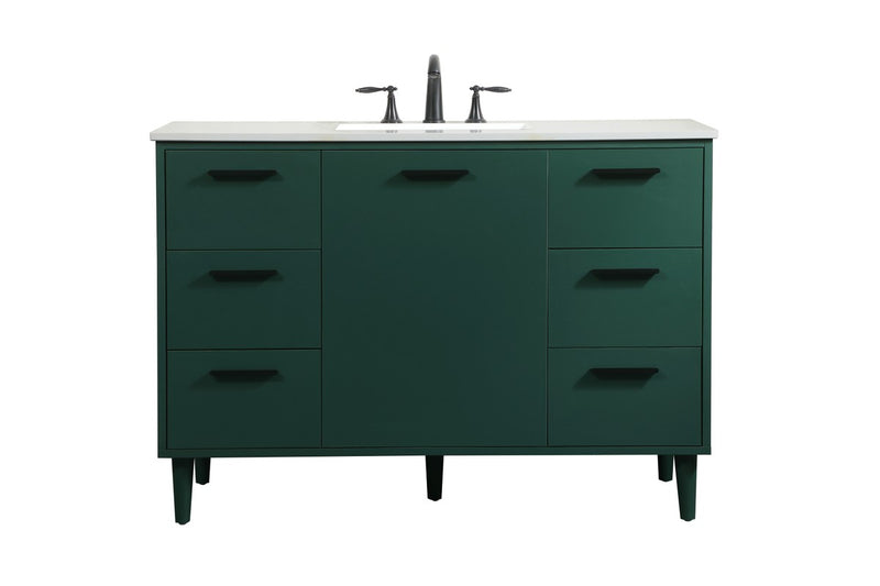 Elegant Lighting VF47048MGN Vanity Sink Set, Green