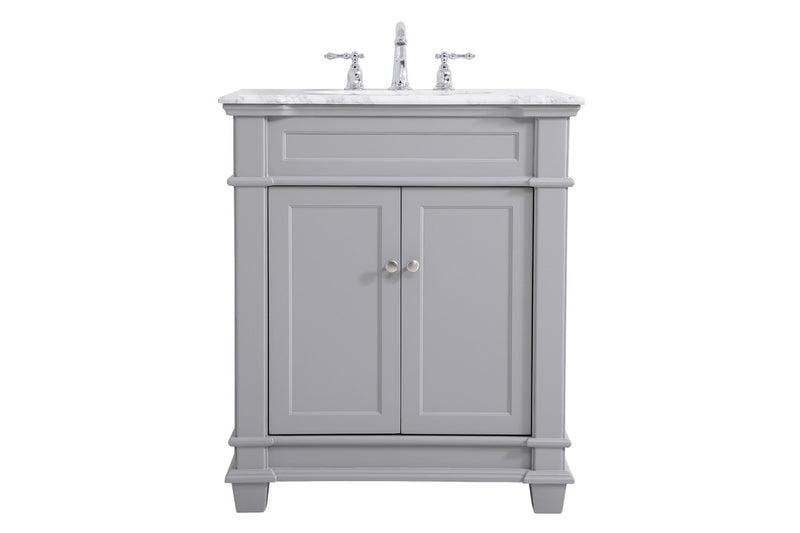 Elegant Lighting VF50030GR Bathroom Vanity Set, Grey
