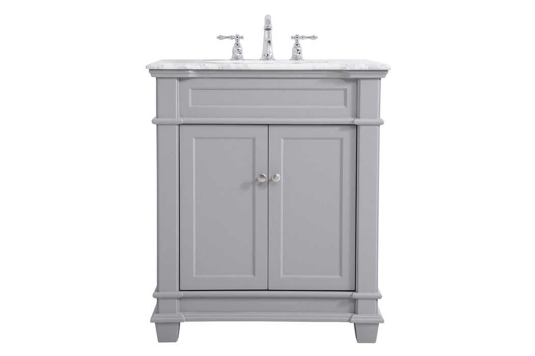 Elegant Lighting VF50030GR Bathroom Vanity Set, Grey