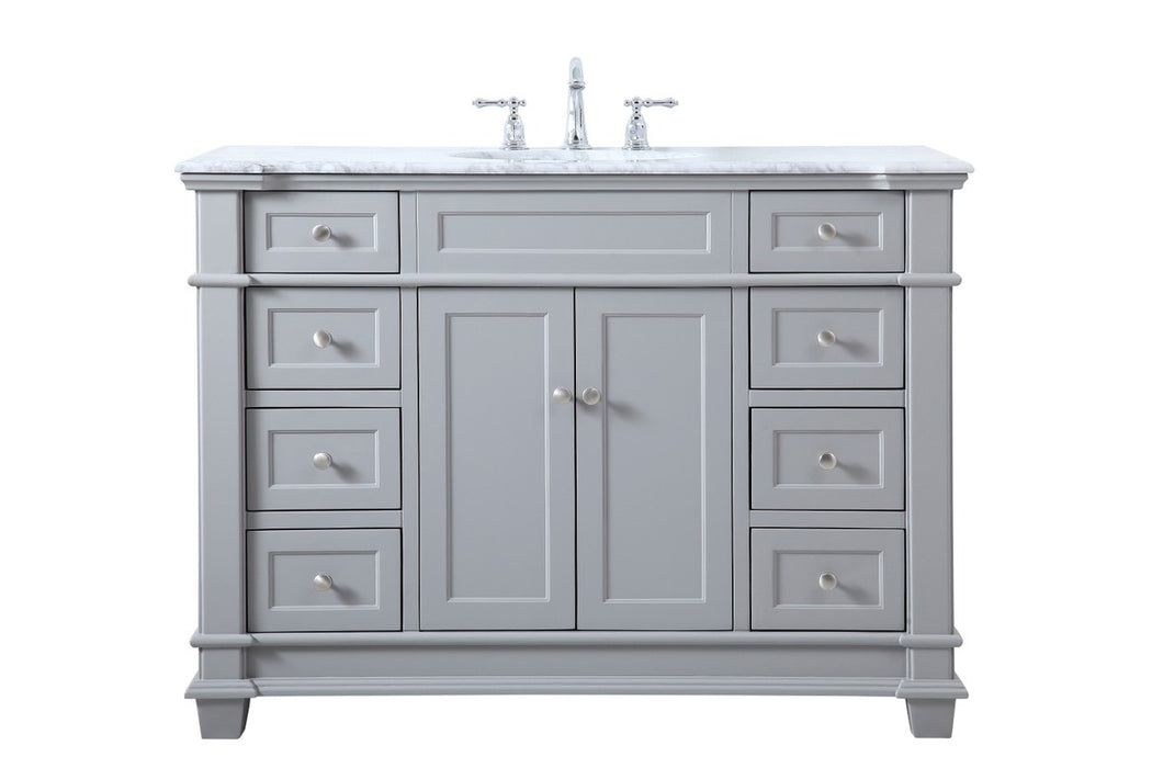 Elegant Lighting VF50048GR Bathroom Vanity Set, Grey