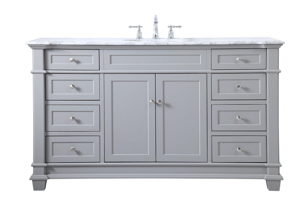 Elegant Lighting VF50060GR Bathroom Vanity Set, Grey