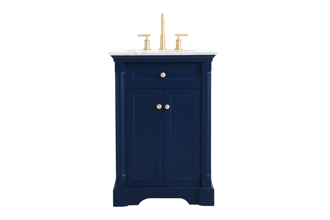 Elegant Lighting VF53024BL Bathroom Vanity Set, Blue