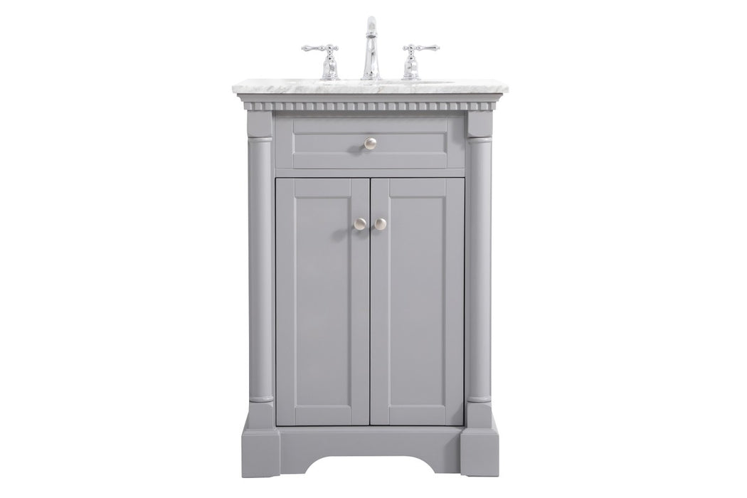 Elegant Lighting VF53024GR Bathroom Vanity Set, Grey