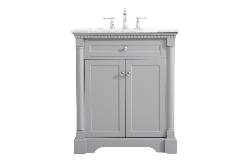 Elegant Lighting VF53030GR Bathroom Vanity Set, Grey