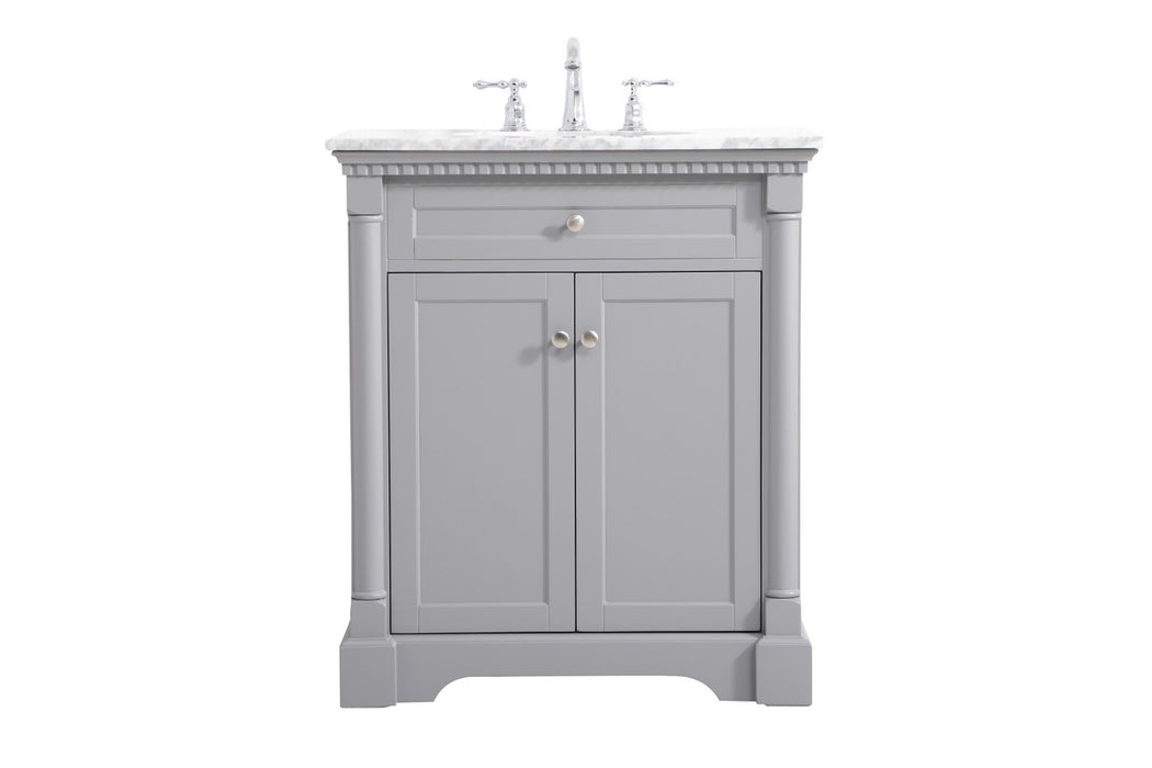 Elegant Lighting VF53030GR Bathroom Vanity Set, Grey