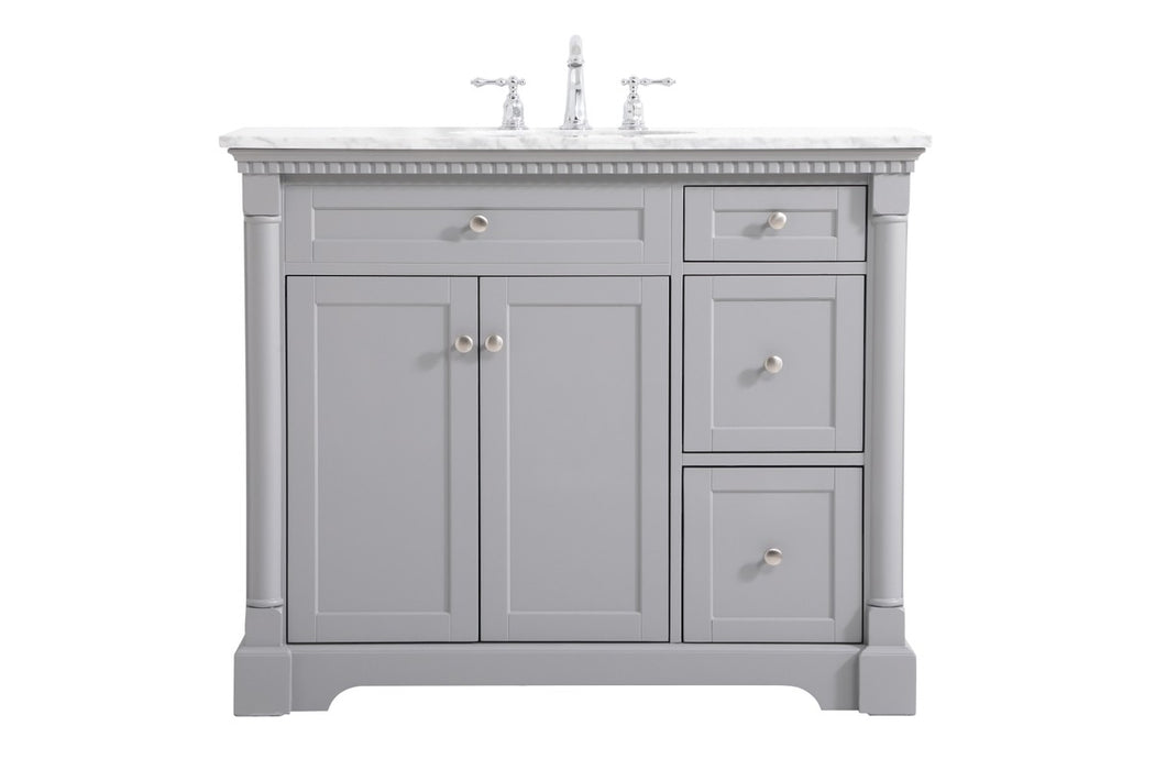 Elegant Lighting VF53042GR Bathroom Vanity Set, Grey