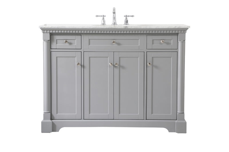 Elegant Lighting VF53048GR Bathroom Vanity Set, Grey