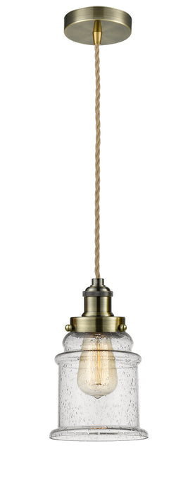 Innovations 100AB-10RE-1H-AB-G184 One Light Mini Pendant, Antique Brass