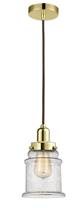 Innovations 100GD-10BR-0H-GD-G184 One Light Mini Pendant, Gold
