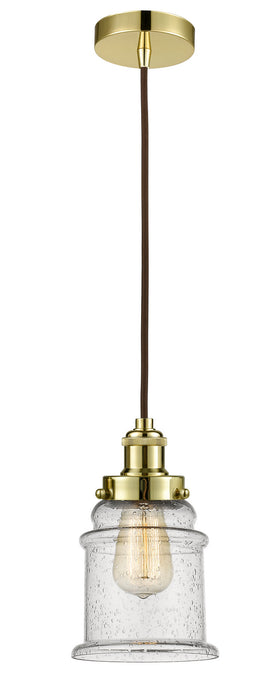 Innovations 100GD-10BR-1H-GD-G184 One Light Mini Pendant, Gold