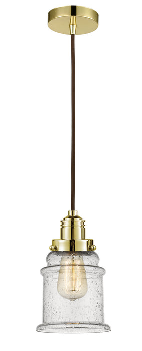 Innovations 100GD-10BR-2H-GD-G184 One Light Mini Pendant, Gold