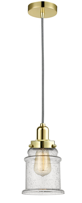 Innovations 100GD-10BW-0H-GD-G184 One Light Mini Pendant, Gold
