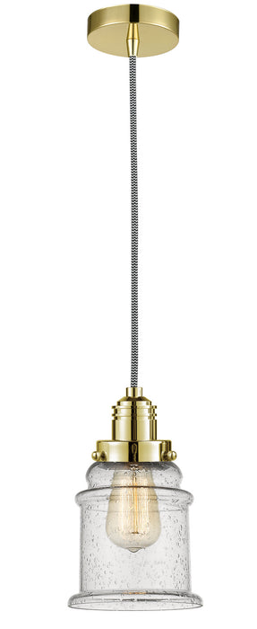 Innovations 100GD-10BW-2H-GD-G184 One Light Mini Pendant, Gold