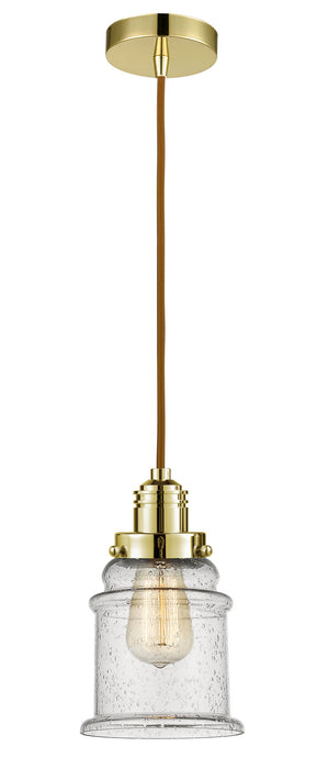 Innovations 100GD-10CR-2H-GD-G184 One Light Mini Pendant, Gold