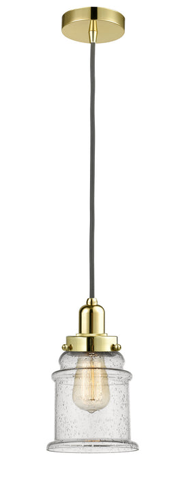 Innovations 100GD-10GY-0H-GD-G184 One Light Mini Pendant, Gold