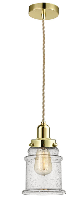 Innovations 100GD-10RE-0H-GD-G184 One Light Mini Pendant, Gold