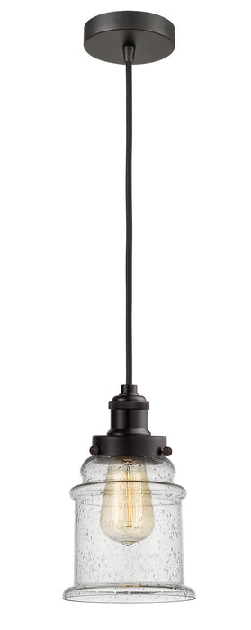 Innovations 100OB-10BK-1H-OB-G184 One Light Mini Pendant, Oil Rubbed Bronze