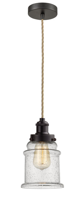 Innovations 100OB-10RE-1H-OB-G184 One Light Mini Pendant, Oil Rubbed Bronze