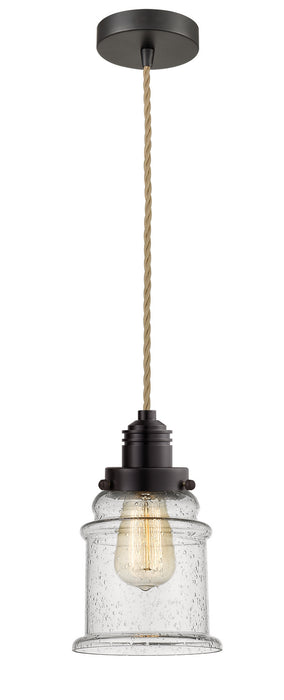 Innovations 100OB-10RE-2H-OB-G184 One Light Mini Pendant, Oil Rubbed Bronze