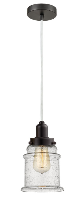 Innovations 100OB-10W-0H-OB-G184 One Light Mini Pendant, Oil Rubbed Bronze