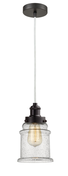 Innovations 100OB-10W-1H-OB-G184 One Light Mini Pendant, Oil Rubbed Bronze