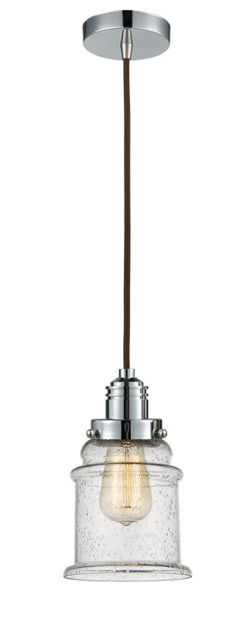 Innovations 100PC-10BR-2H-PC-G184 One Light Mini Pendant, Polished Chrome