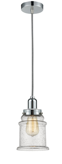 Innovations 100PC-10BW-0H-PC-G184 One Light Mini Pendant, Polished Chrome