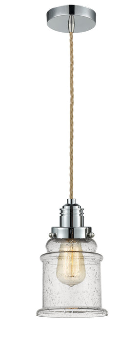 Innovations 100PC-10RE-2H-PC-G184 One Light Mini Pendant, Polished Chrome