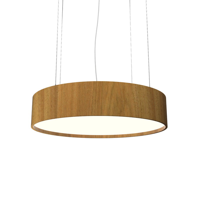 Accord Lighting 1037.09 Three Light Pendant, Louro Freijo