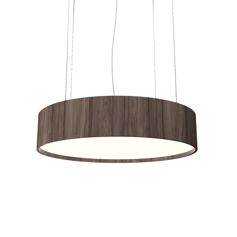 Accord Lighting 1037.18 Three Light Pendant, American Walnut
