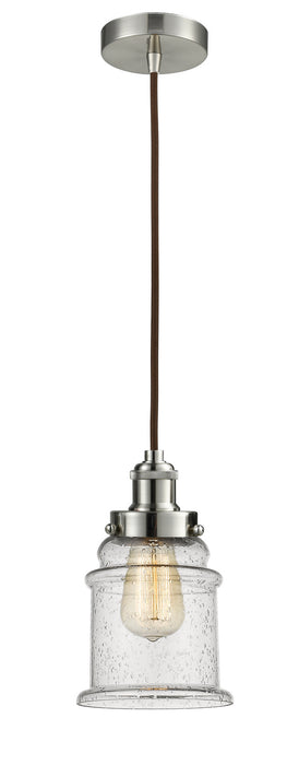 Innovations 100SN-10BR-1H-SN-G184 One Light Mini Pendant, Satin Nickel