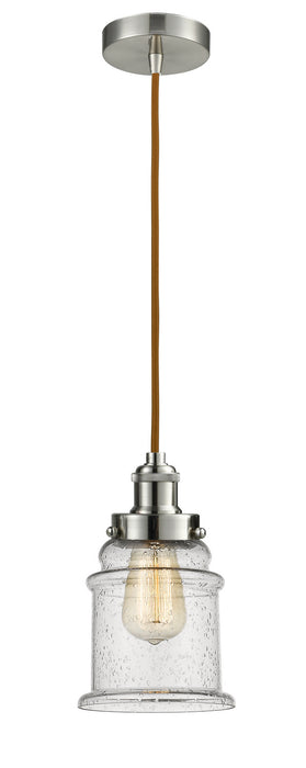 Innovations 100SN-10CR-1H-SN-G184 One Light Mini Pendant, Satin Nickel