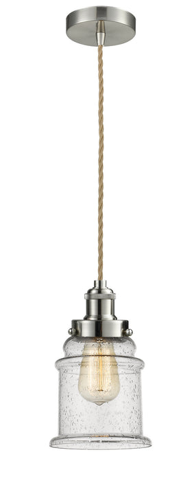 Innovations 100SN-10RE-1H-SN-G184 One Light Mini Pendant, Satin Nickel