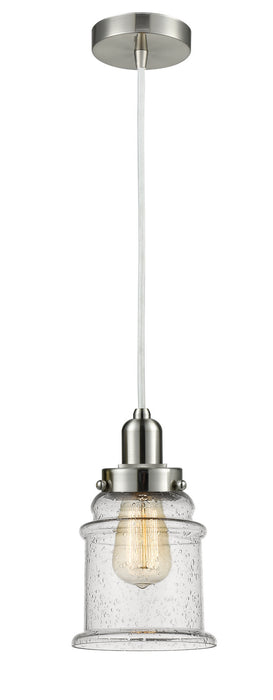 Innovations 100SN-10W-0H-SN-G184 One Light Mini Pendant, Satin Nickel