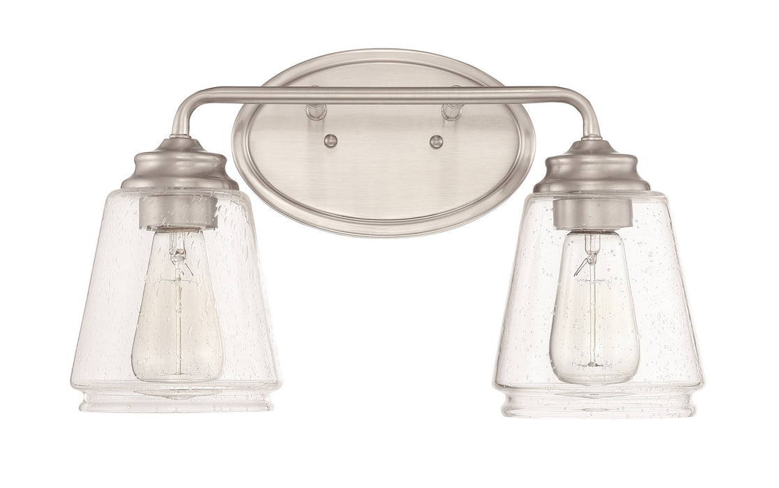 Millennium 2462-BN Two Light Vanity, Brushed Nickel
