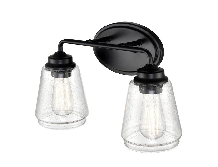 Millennium 2462-MB Two Light Vanity, Matte Black