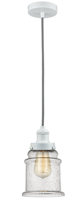 Innovations 100W-10BW-1H-W-G184 One Light Mini Pendant, White