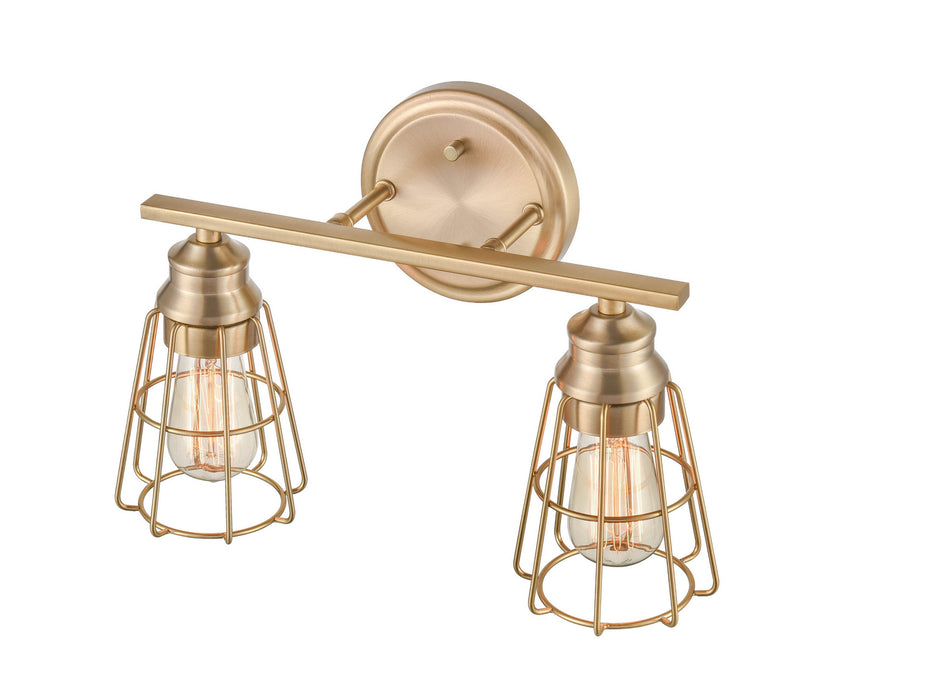 Millennium 3382-MG Two Light Vanity, Modern Gold