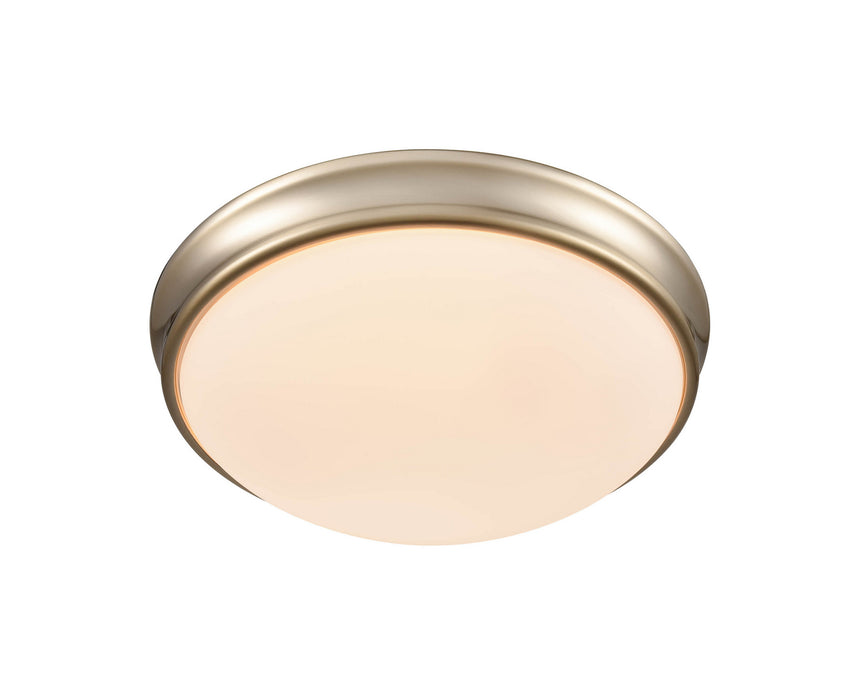 Millennium 5223-MG Two Light Flushmount, Modern Gold