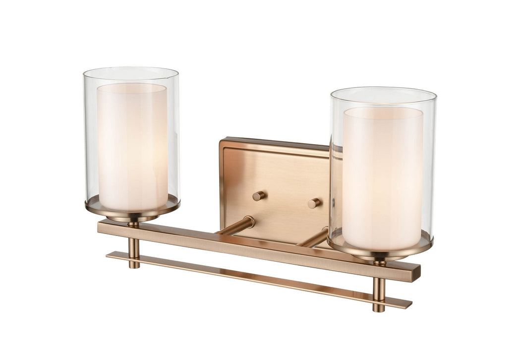 Millennium 5502-MG Two Light Wall Sconce, Modern Gold