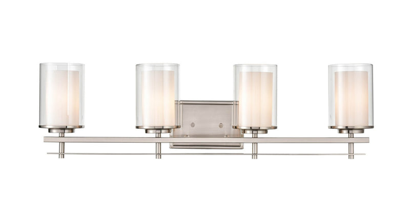 Millennium 5504-BN Four Light Wall Sconce, Brushed Nickel