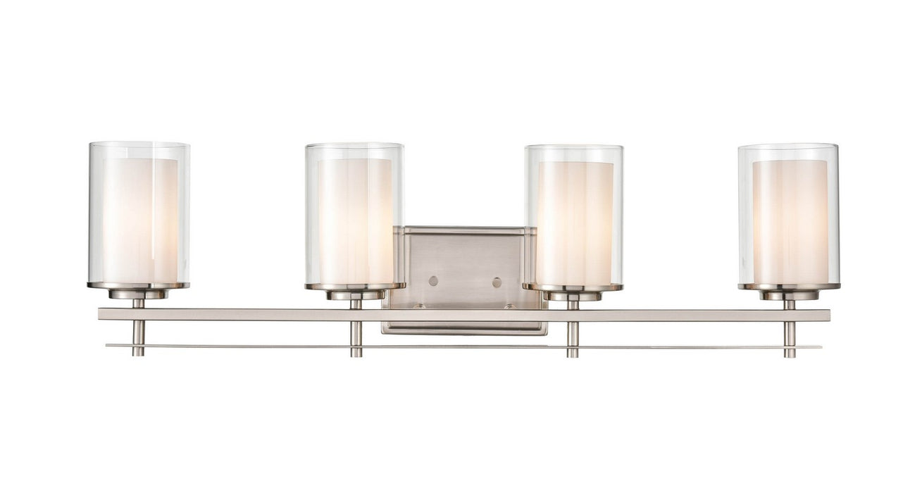 Millennium 5504-BN Four Light Wall Sconce, Brushed Nickel