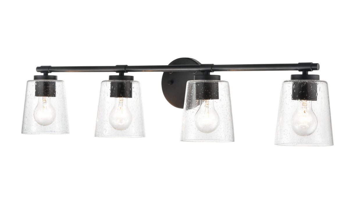 Millennium 8114-MB Four Light Vanity, Matte Black