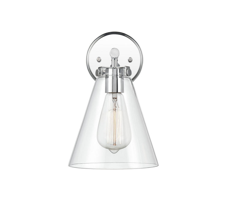 Millennium 8121-CH One Light Wall Sconce, Chrome
