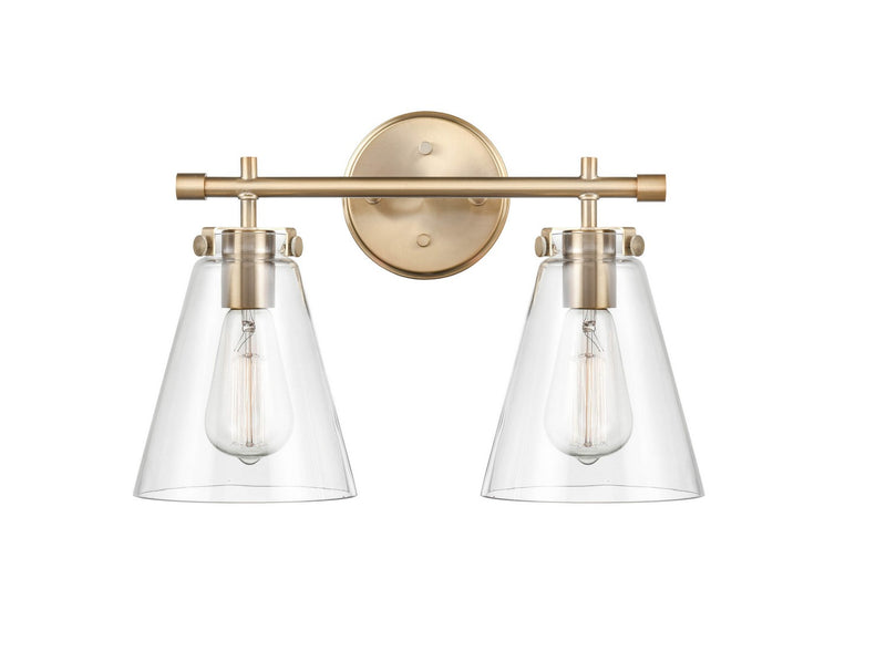 Millennium 8122-MG Two Light Vanity, Modern Gold