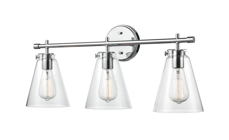 Millennium 8123-CH Three Light Vanity, Chrome