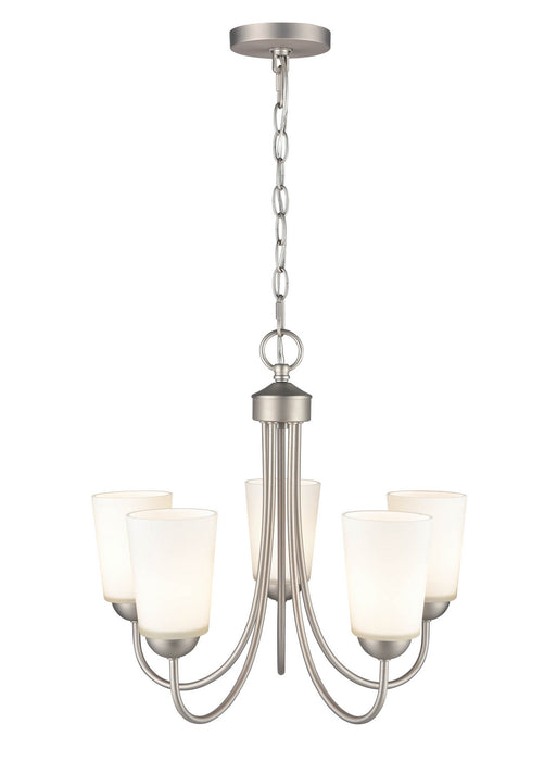 Millennium 9805-SN Five Light Chandelier, Satin Nickel
