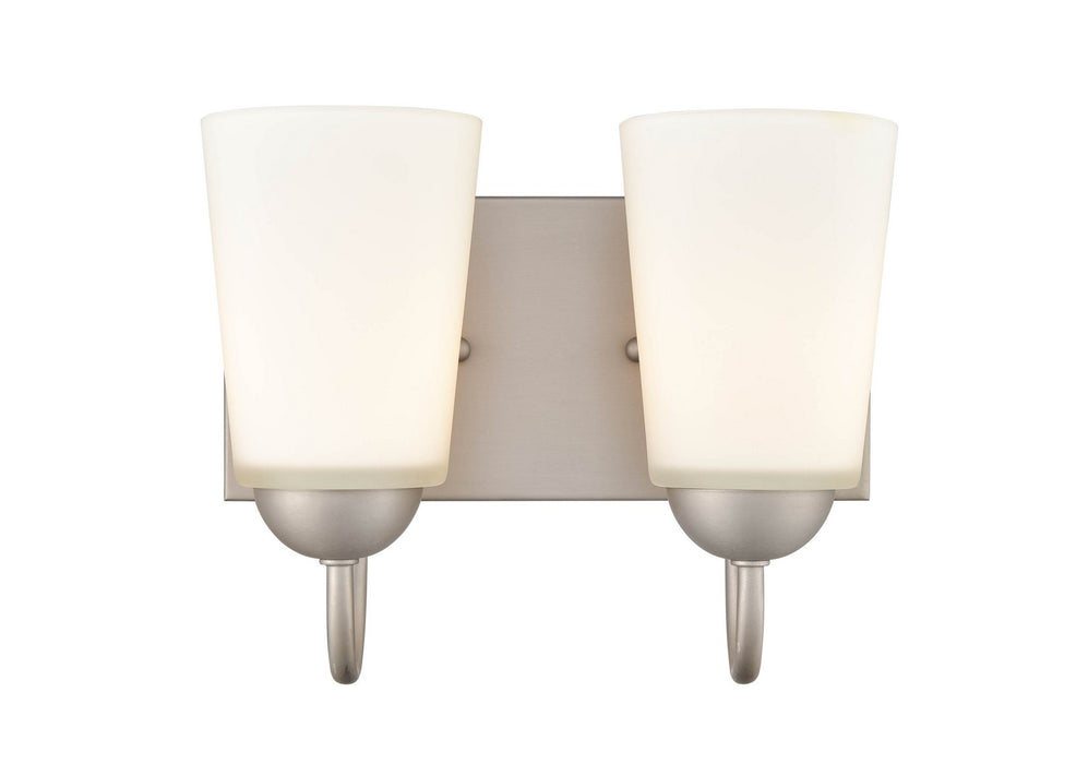 Millennium 9812-SN Two Light Vanity, Satin Nickel
