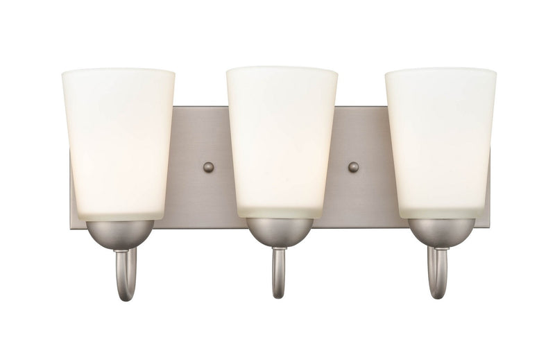 Millennium 9813-SN Three Light Vanity, Satin Nickel