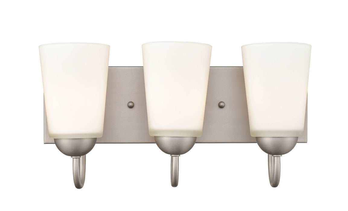 Millennium 9813-SN Three Light Vanity, Satin Nickel